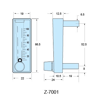 Z-7001、Z-7002、Z-7003面板式流量計(jì)